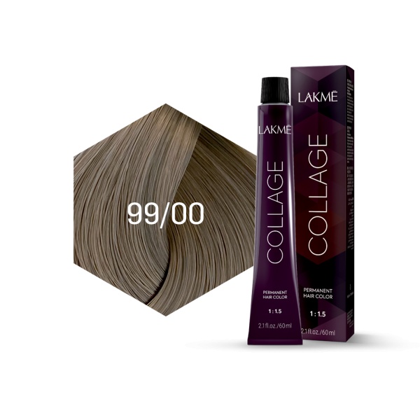 Lakme Vopsea de par permanenta 99/00 blond deschis intens Collage 60ml