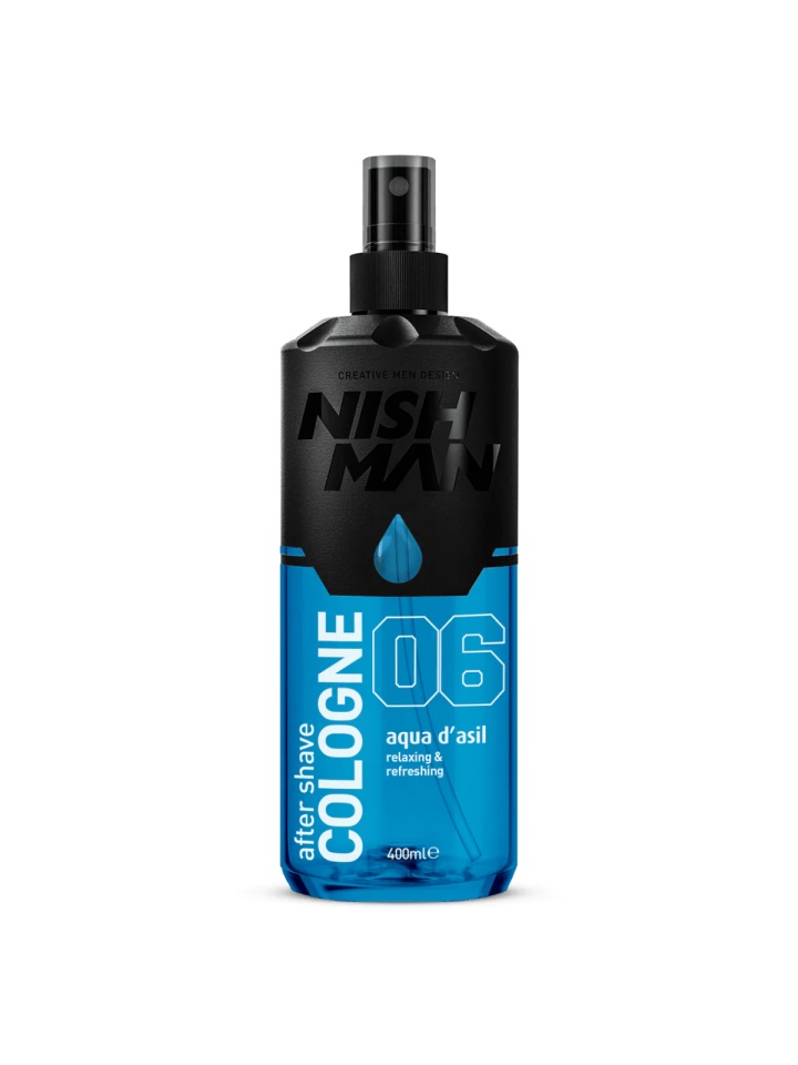 NishMan Apa de colonie parfumata Aqua D’Asil 6 After Shave 400ml
