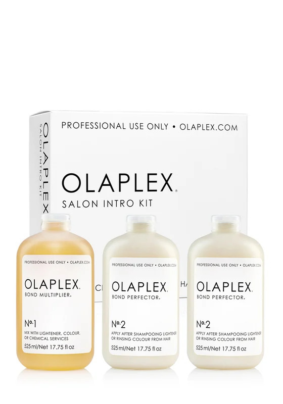 Olaplex Kit pentru salon Intro: Bond Multiplier No. 1 525ml + 2 x Bond Perfector No. 2 525ml 525ml imagine noua marillys.ro