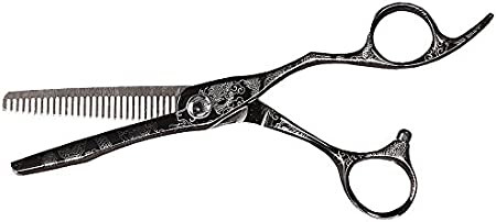 Olivia Garden Foarfeca profesionala de filat offset 6.28 inch 28 dinti EUR Dragon Cut