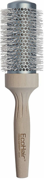 Olivia Garden Perie ceramica profesionala cu peri din nailon si maner din bambus EcoHair Thermal 44mm
