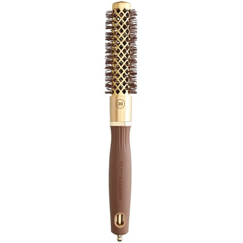 Olivia Garden Perie de par 20mm Expert Blowout Shine Wavy Bristles Gold&Brown