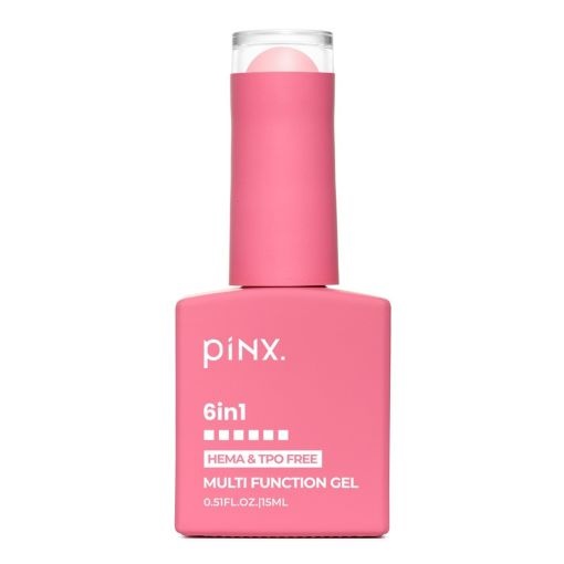 Pinx Gel multifunctional pentru unghii 6in1 - Statement Pink 15ml