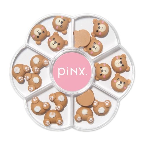 Pinx Set decor 3D pentru unghii - Teddy Boo 20buc