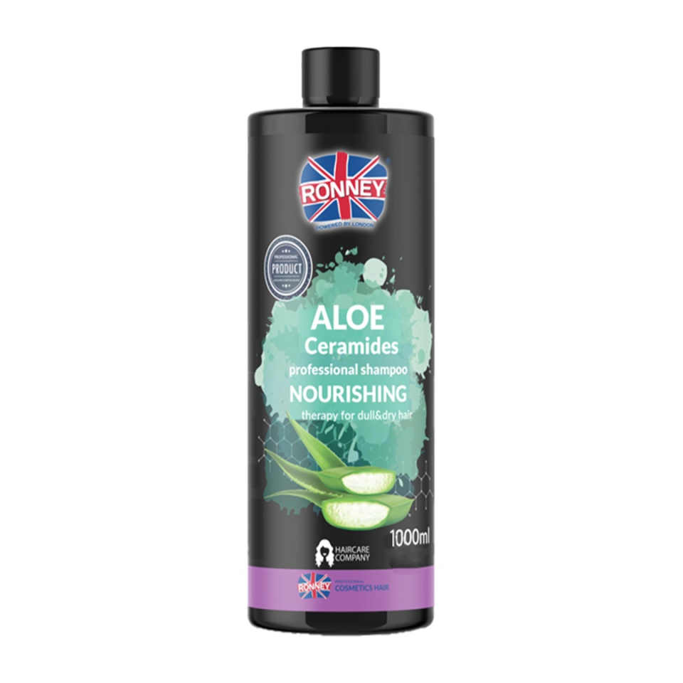 Ronney Professional Sampon nutritiv pentru par uscat Aloe Ceramides 1000ml
