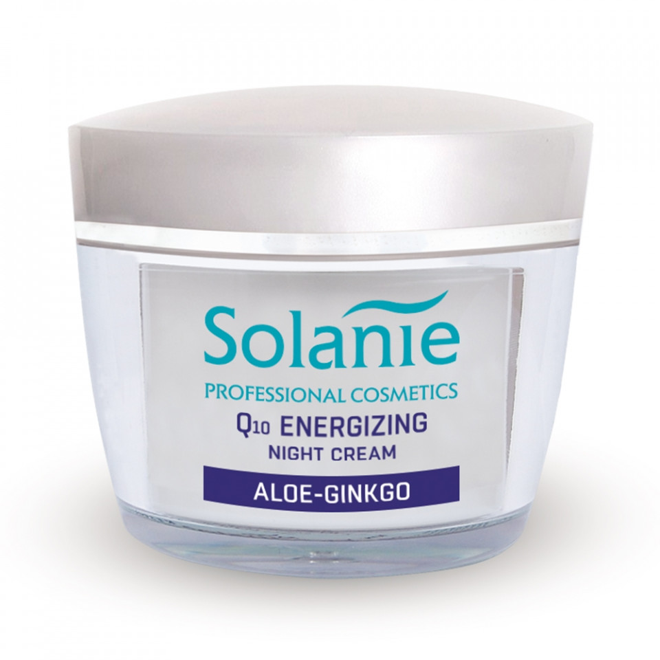 Poze Solanie Crema de noapte energizanta cu coenzima Q10 Aloe Ginkgo 50ml