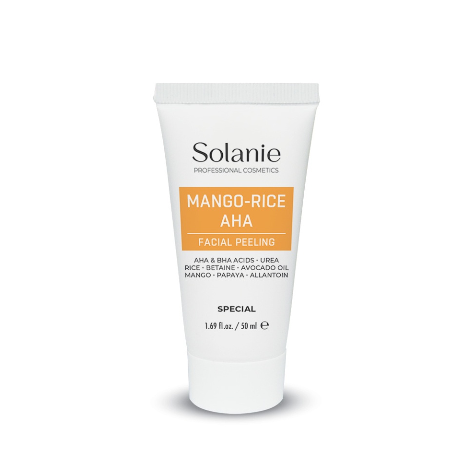 Solanie Crema exfolianta pentru fata cu AHA, mango si orez Special 50ml