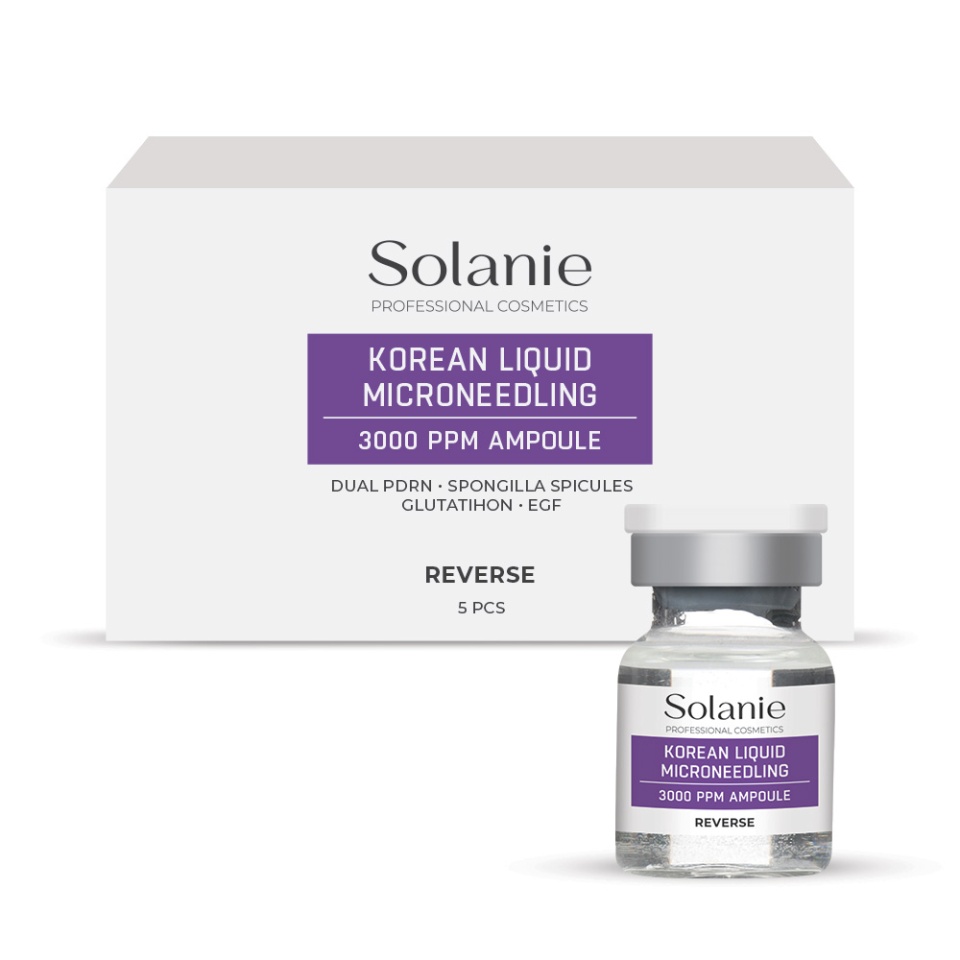 Solanie Fiole regenerante cu efect de microneedling Reverse Korean Dual PDRN 5 fiole