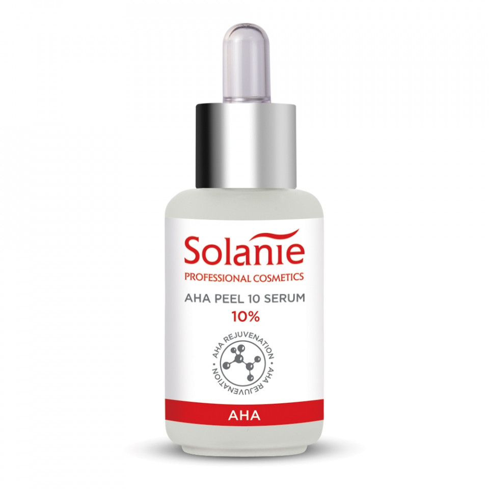 Solanie Serum exfoliant cu AHA 10% 30ml 10% imagine noua marillys.ro