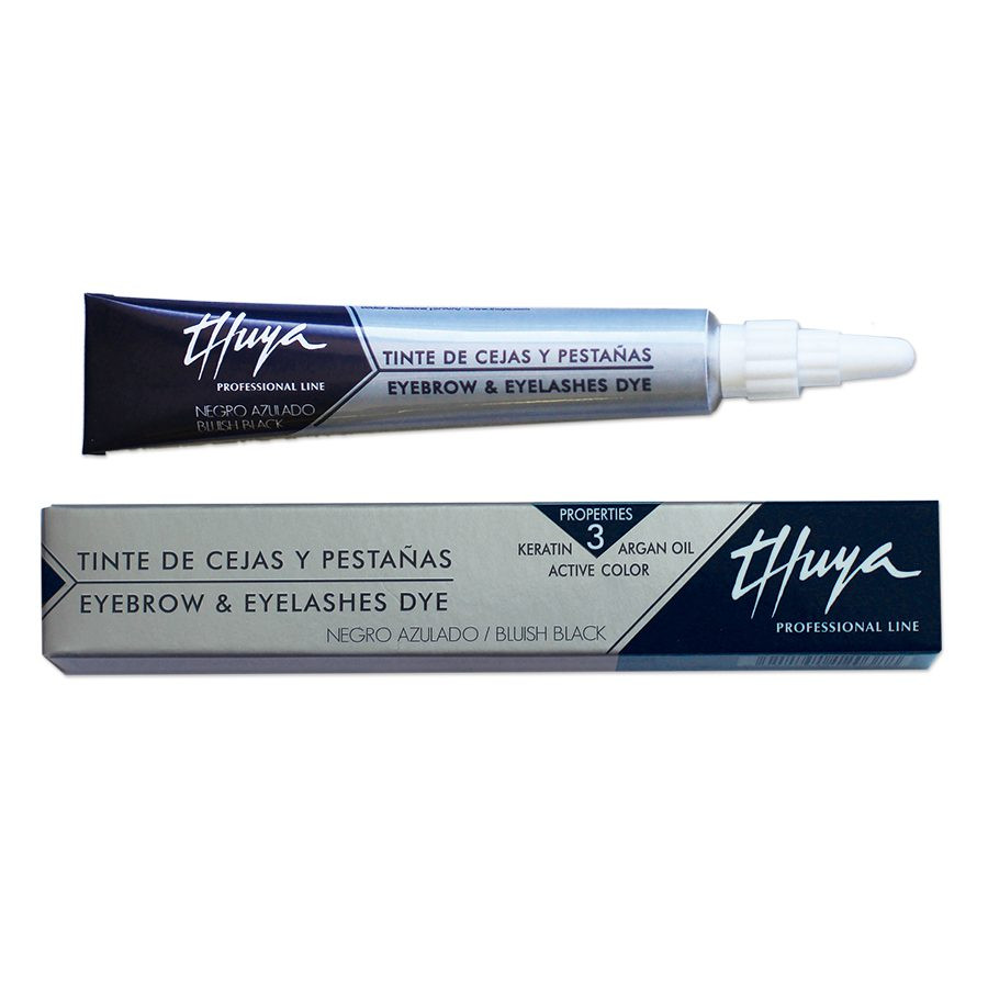 Thuya Professional Vopsea pentru gene si sprancene negru albastrui Bluish Black 14ml