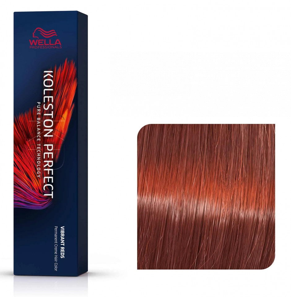 Wella Professionals Vopsea de par permanenta Koleston Perfect 8/45 blond mediu ros mahon 60ml