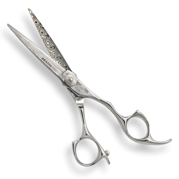 Akashi Premium Cut Y65 - Foarfeca de tuns din otel Damasc 6.5 inch