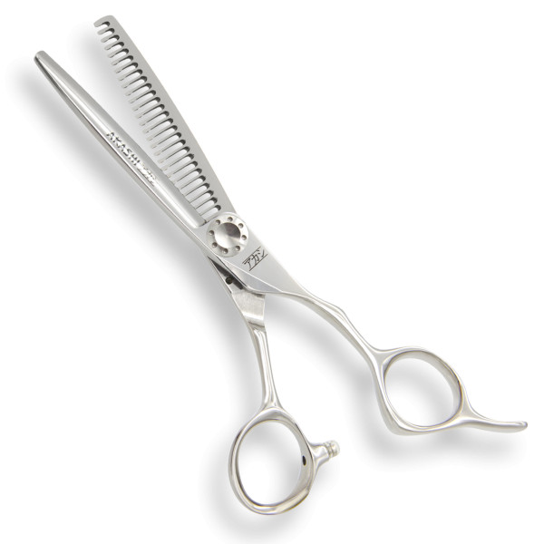 Akashi Super Cut H60 - Foarfeca de filat semi-offset cu 27 de dinti 6 inch