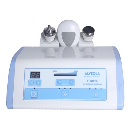 Aparat cosmetic cu ultrasunete cu 3 capete de tratament