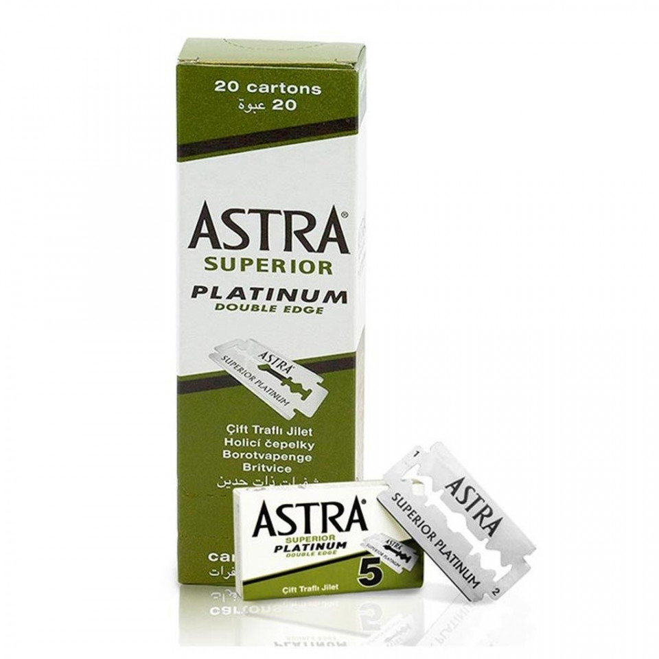 Astra Superior Platinum – Lame duble pentru ras 100buc 100buc imagine noua marillys.ro