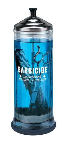 Barbicide Recipient din sticla pentru dezinfectarea instrumentarului 1000ml