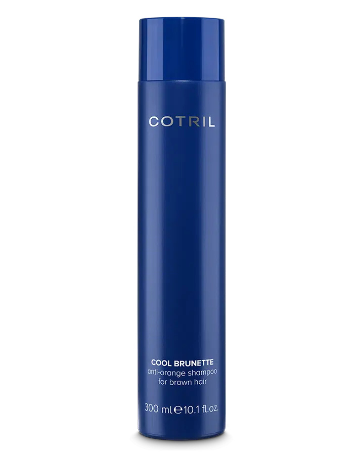 Cotril Sampon cu pigment albastru antiportocaliu pentru par saten Cool Brunette Light 300ml