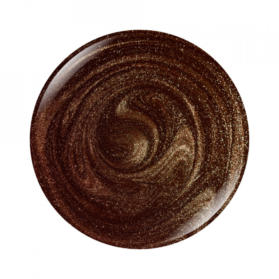 Cupio Gel Color One Layer Mocca Glitz 5g Color imagine pret reduceri