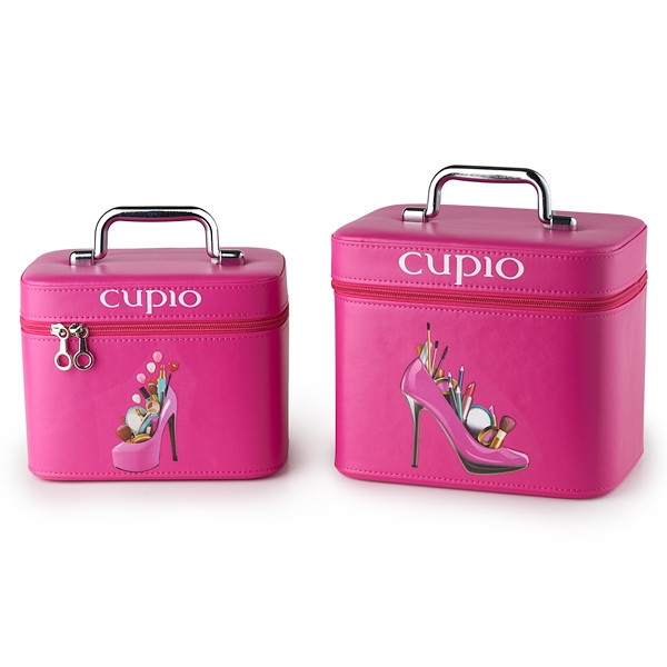 Cupio Genti cosmetice High Heels – Pink set 2 accesorii imagine noua marillys.ro
