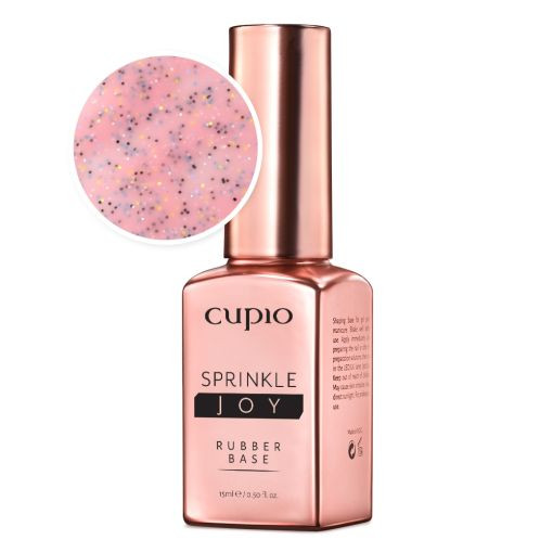 Cupio Rubber Base Sprinkle Joy Collection - Strawberry Pie 15ml