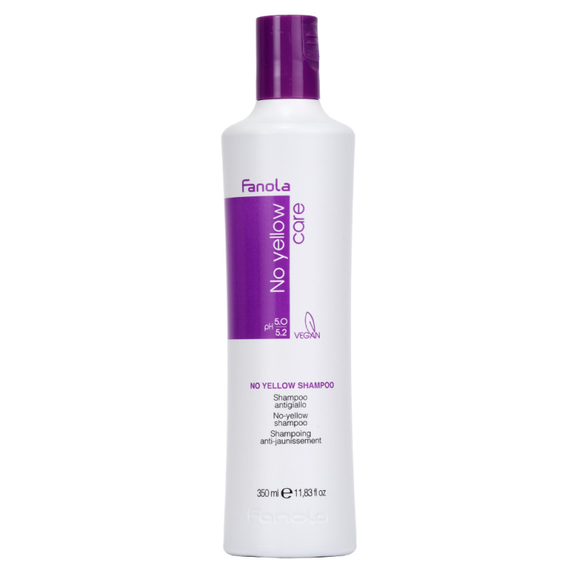 Fanola Sampon cu pigment violet pentru par blond No Yellow 350ml