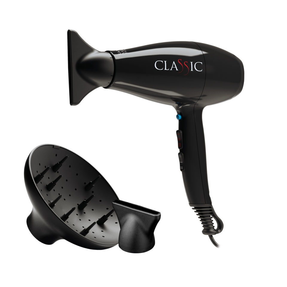 GA.MA Professional Uscator profesional de par cu functie ionica Classic 2200W