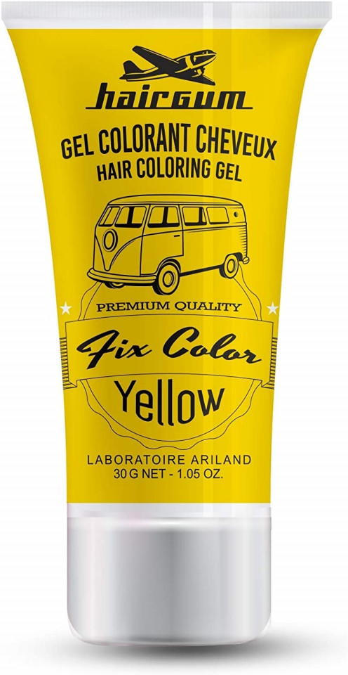 Hairgum Fix Color Yellow gel colorant galben 30 ml HairGum imagine noua