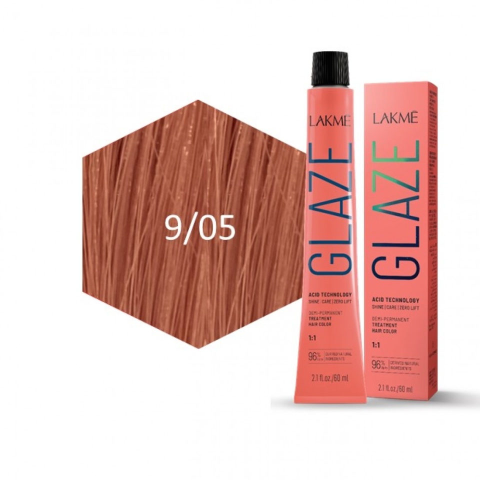 Lakme Vopsea de par demipermanenta 9/05 Rose Quartz Glaze 60ml