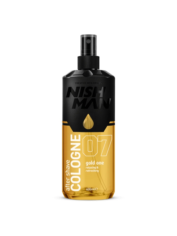 NishMan Apa de colonie parfumata Gold One 7 After Shave 400ml