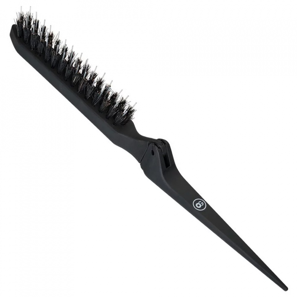 Olivia Garden Perie de tapat cu peri din nailon si mistret Expert Style Up Combo Black
