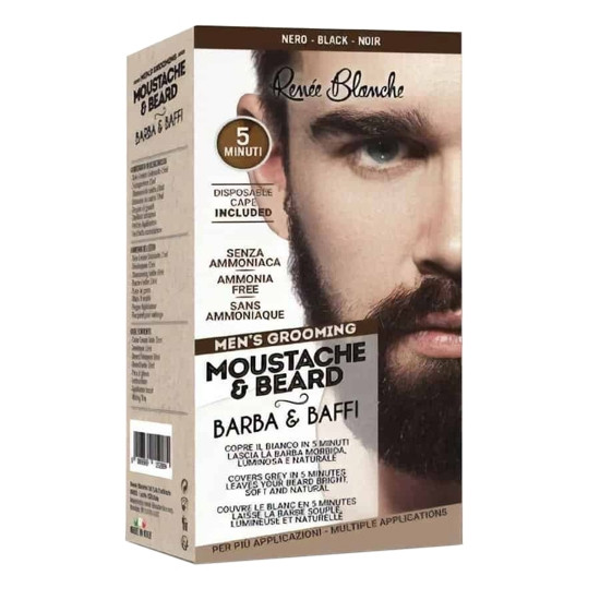 Renee Blanche Vopsea de barba fara amoniac - negru 20ml