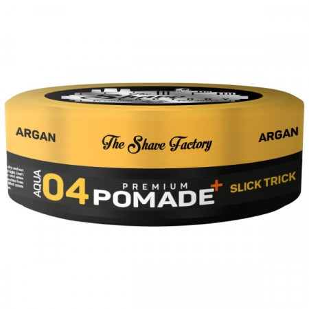 Poze The Shave Factory Pomada premium cu ulei de argan Slick Trick 04 150ml