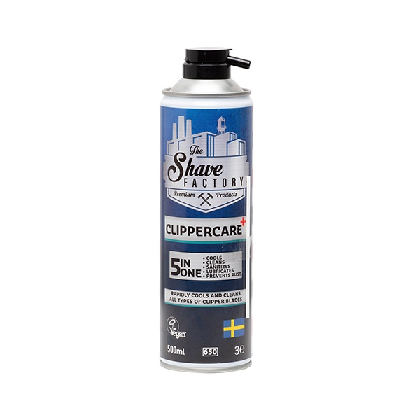 The Shave Factory Spray pentru masini de tuns Clippercare+ 5in1 500ml