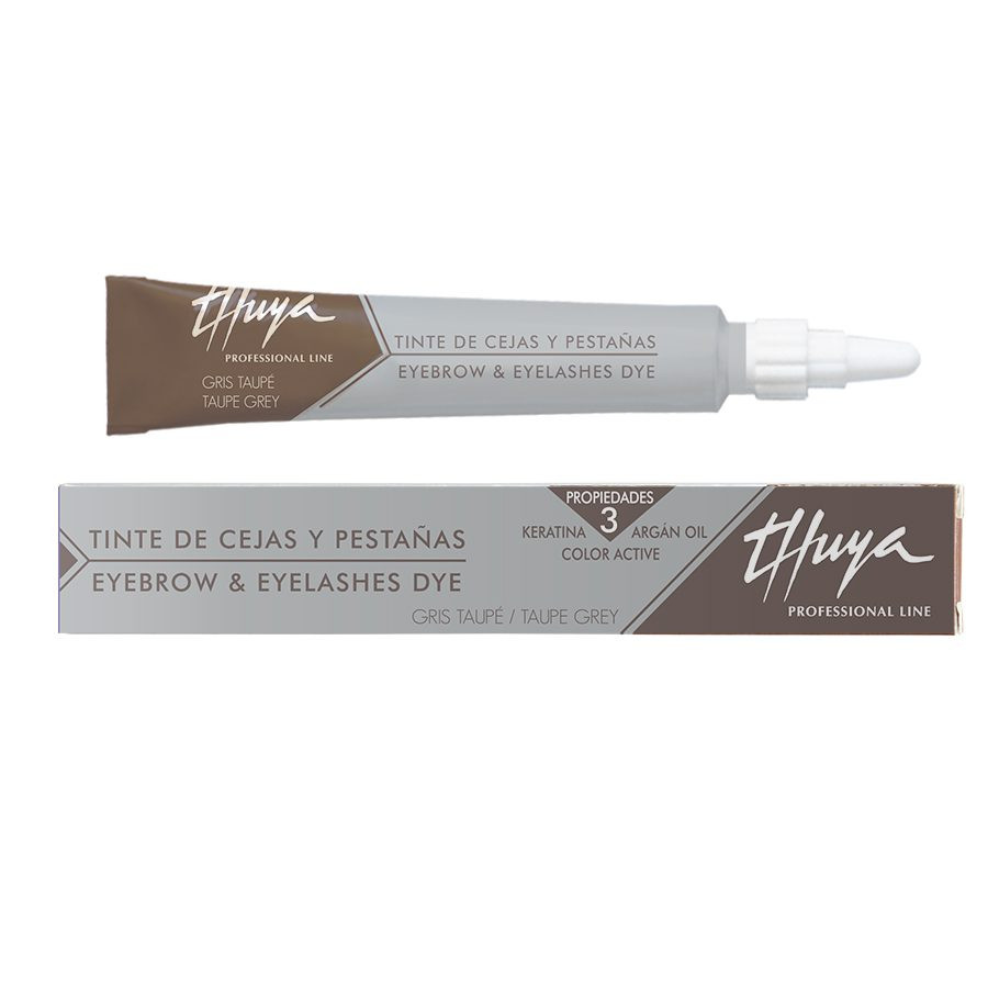 Thuya Professional Taupe Grey – Vopsea pentru gene si sprancene gri taupe 14ml 14ml imagine noua marillys.ro