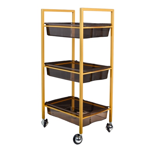 Ucenic pentru salon cu 3 rafturi - Elegant MZT-868-193