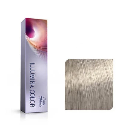 Wella Professionals Vopsea de par permanenta Illumina Color 10/81 blond deschis perlat cenusiu 60ml