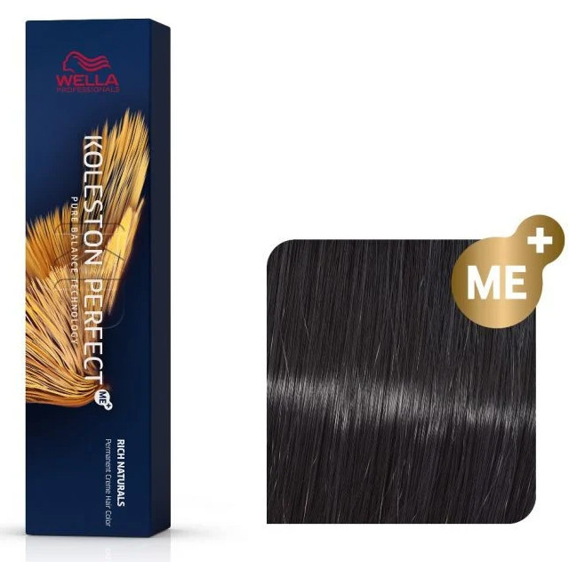 Wella Professionals Vopsea de par permanenta Koleston Perfect 2/8 negru albastrui 60ml