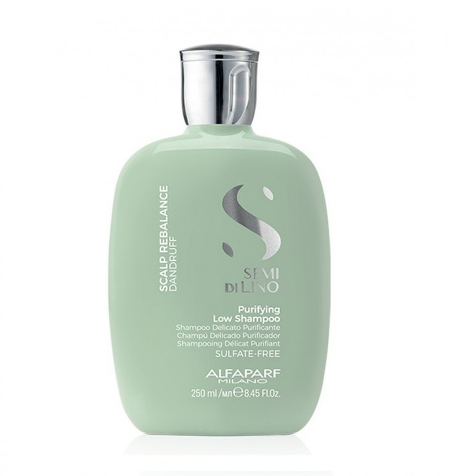 Poze Alfaparf Semi di Lino Rebalance Purifying Low Sampon de purificare anti matreata 250 ml