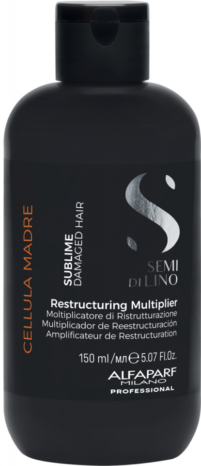 Alfaparf Tratament concentrat de restructurare pentru par degradat Sublime Cellula Madre Restructuring Multiplier 150ml