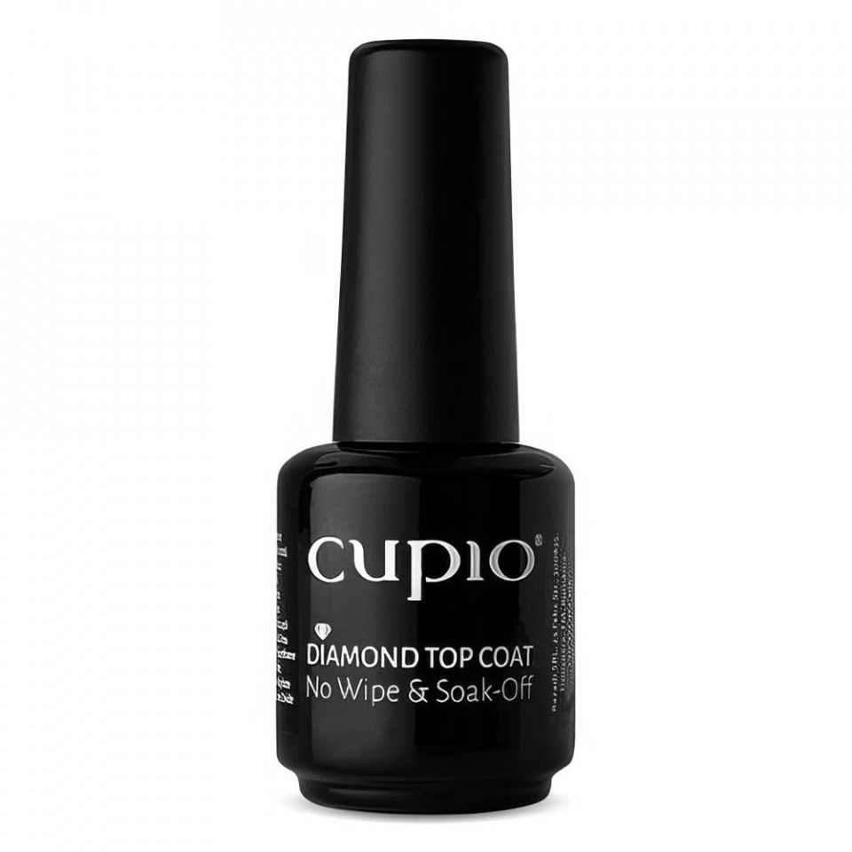 Cupio Diamond Top Coat No Wipe&Soak Off 15ml