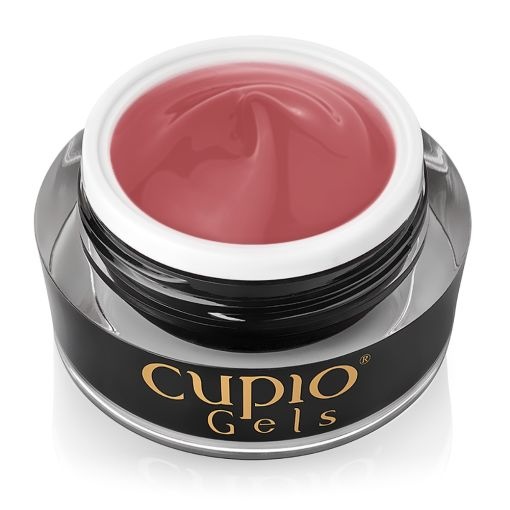 Cupio Gel pentru tehnica fara pilire - Make-Up Fiber Deep Pink 15ml
