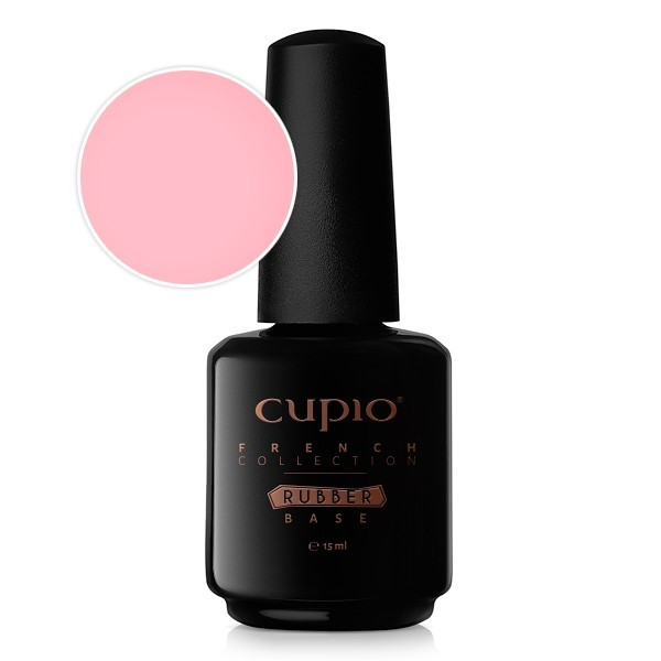 Cupio Oja semipermanenta Rubber Base French Collection - Flamingo 15ml