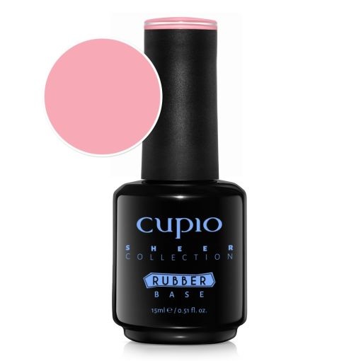 Cupio Oja semipermanenta Rubber Base Sheer Collection - Rose Water 15ml