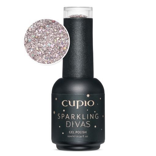 Cupio Oja semipermanenta Sparkling Divas Collection – Metallic Heel 10ml 10ml imagine noua marillys.ro