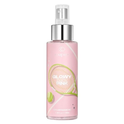 Cupio Spray parfumat pentru corp si par Tennis Club - Glowy Baby Pink 100ml