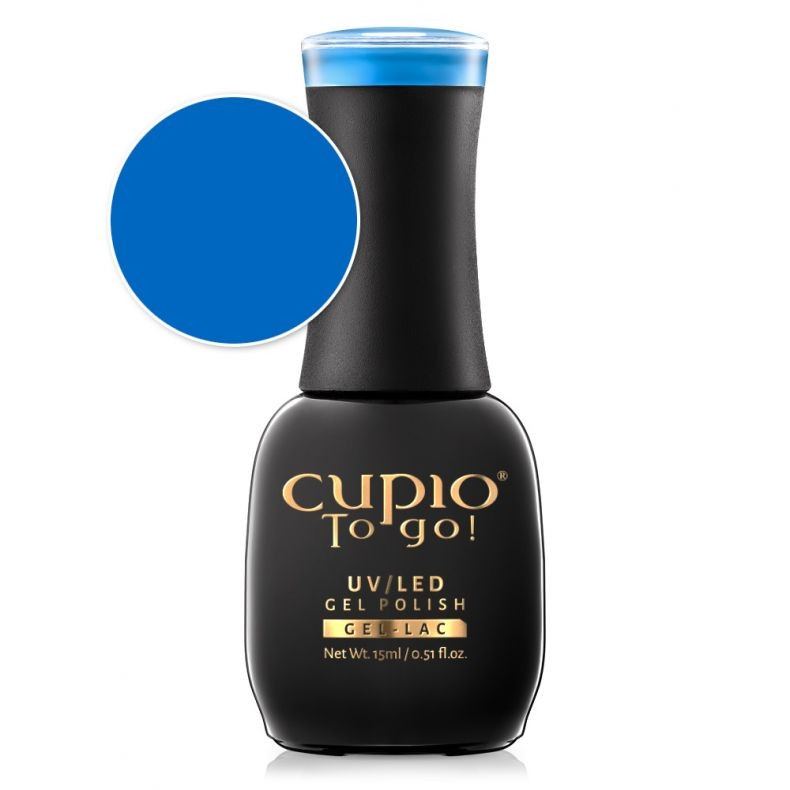 Cupio To Go! Carribean Blue oja semipermanenta 15 ml Blue imagine noua marillys.ro