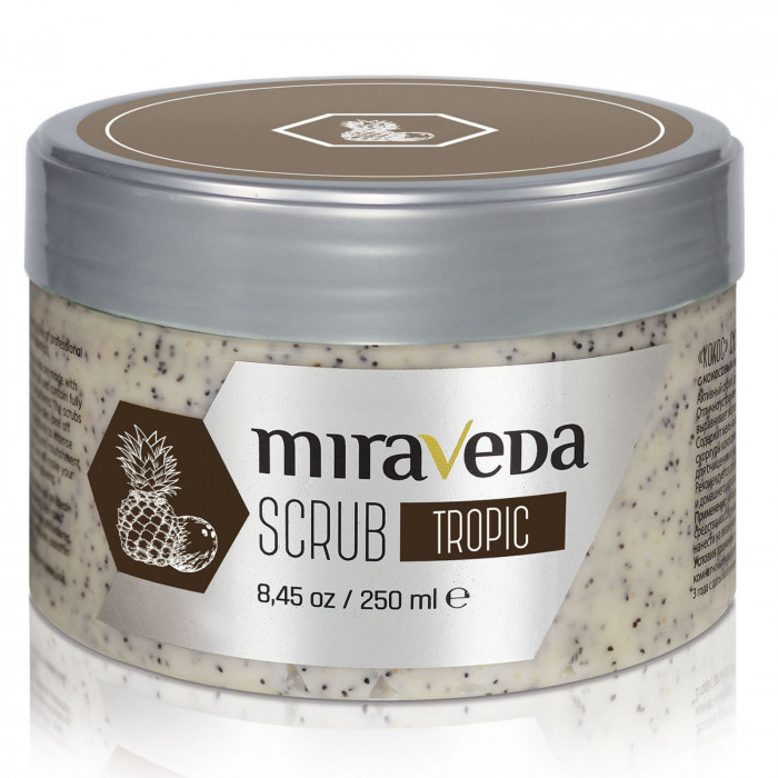 Italwax Scrub exfoliant cu nuca de cocos pentru corp Miraveda Tropic 250ml