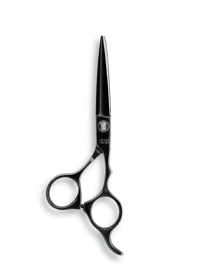 Kasho Foarfeca profesionala de tuns offset 5.5 inch Sagano Black Series KSG-55 OS DLC