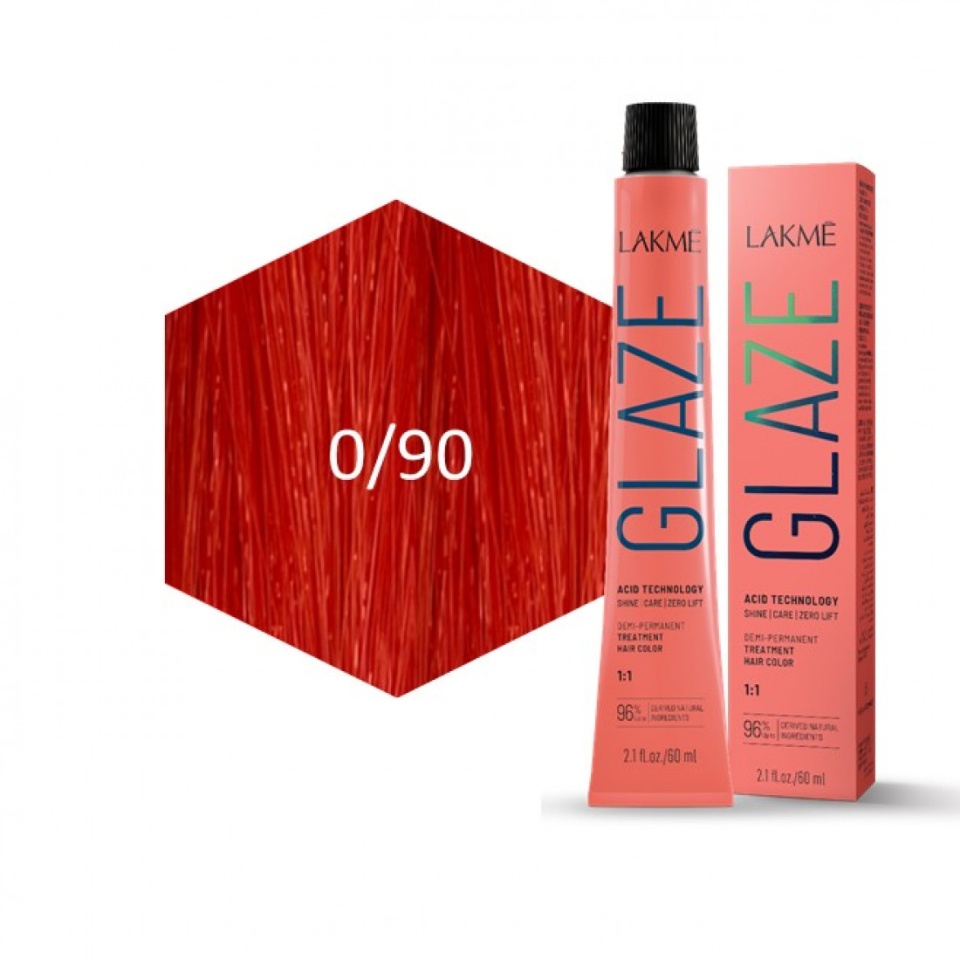 Lakme Vopsea de par demipermanenta 0/90 Coral Bloom Glaze 60ml