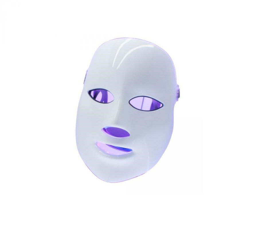 Masca de fata cu lumina LED polarizata pentru tratamentul anti-imbatranire și acnee Acnee imagine noua marillys.ro